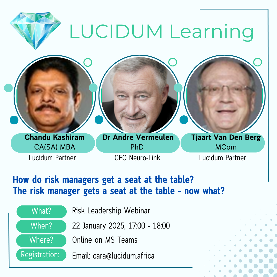 Lucidum Webinar C Kashiram, A Vermeulen, T vd Berg - 2025 Jan 22